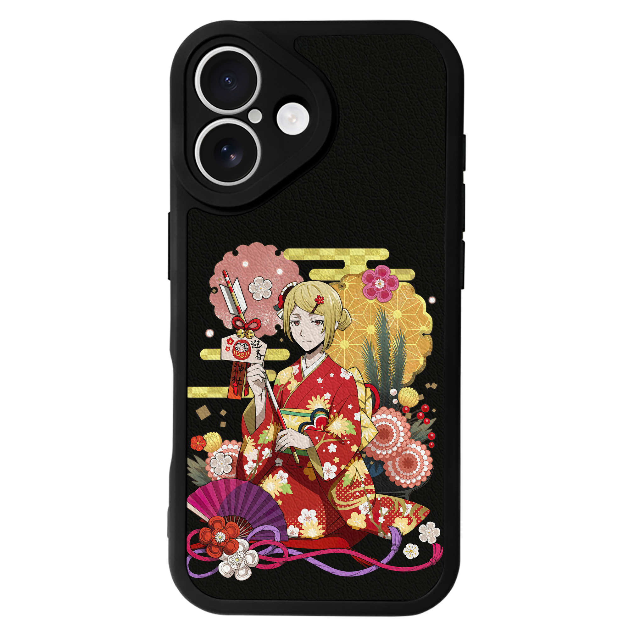 （画像用） 文豪ストレイドッグス Bungo Stray Dogs 【iPhone 16シリーズ対応】シリコンスマホケース（レザー調） 材質：シリコン